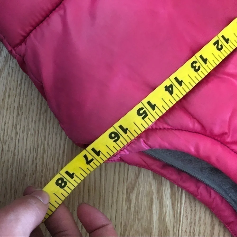 Mini Boden Pink Puffer Vest Girls 9-10 Y Kids Full Zip